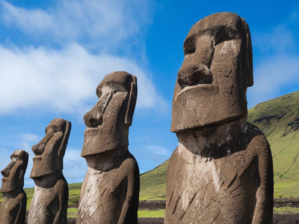 Les Moai : les géants de l’île de Pâques, un mystère à découvrir